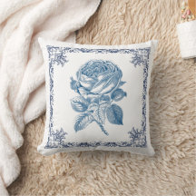 rose vintage bleue