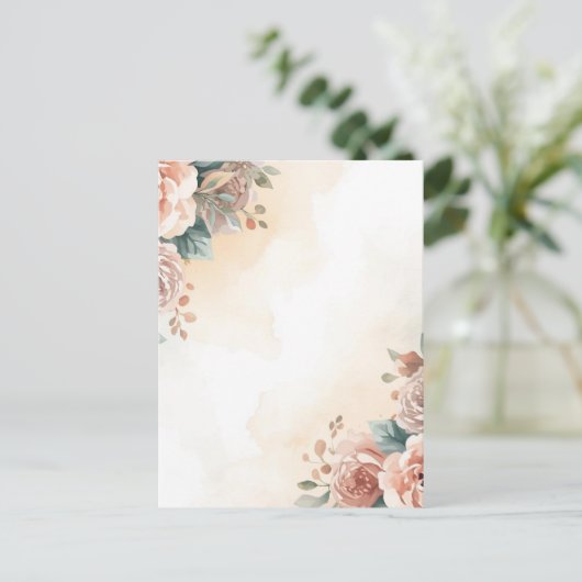 Rose Water Color ポストカード (スタンド正面)