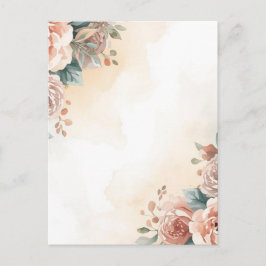 Rose Water Color ポストカード