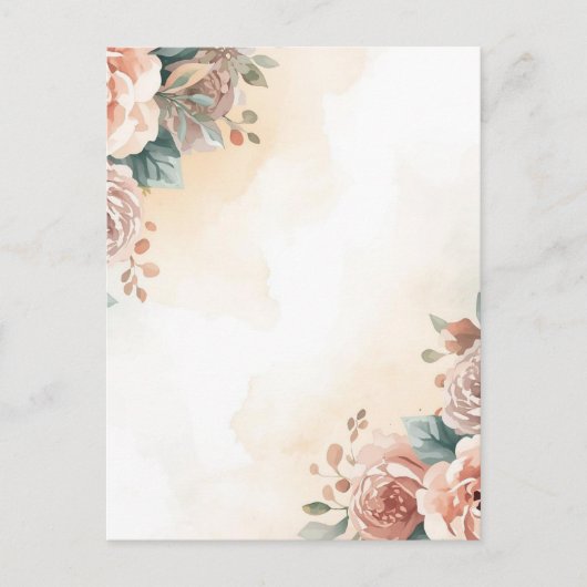 Rose Water Color ポストカード (正面)