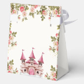 Rose Wildflower Fairytale Castle Baby Shower フェイバーボックス (裏面)