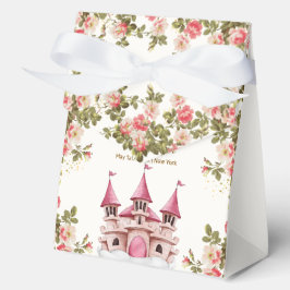 Rose Wildflower Fairytale Castle Baby Shower フェイバーボックス