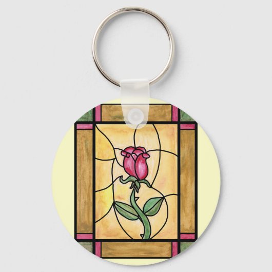 Rose Window Keychain キーホルダー (正面)