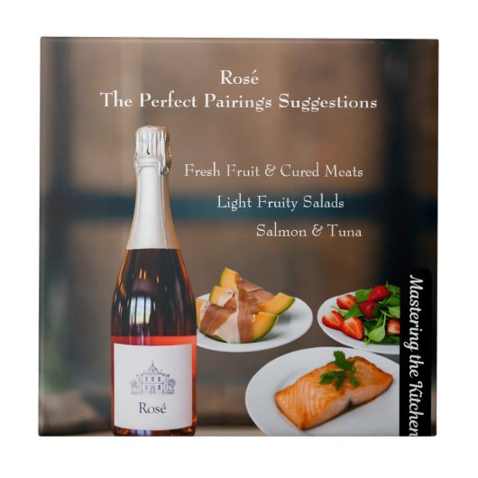 Rose Wine Pairing Guide/Mastering the Kitchen タイル (正面)