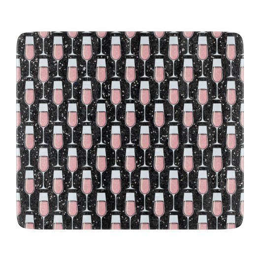 Rose Wine Pattern カッティングボード (正面)