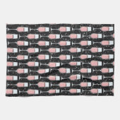 Rose Wine Pattern キッチンタオル (横)