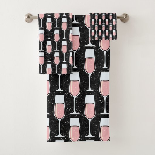 Rose Wine Pattern バスタオルセット (インサイチュ)