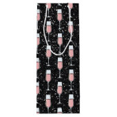 Rose Wine Pattern ワインギフトバッグ (裏面)