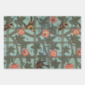 Rose with Small Bird, William Morris ラッピングペーパーシート (正面3)