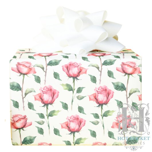 Rose Wrapping Paper ラッピングペーパー