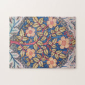 Rose Wreath, William Morris ジグソーパズル (横)