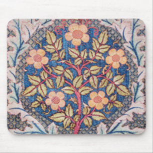 Rose Wreath, William Morris マウスパッド
