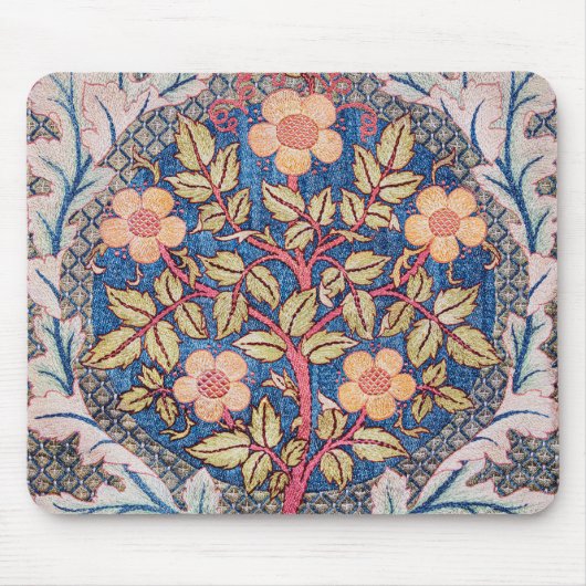 Rose Wreath, William Morris マウスパッド (正面)