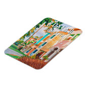 Roseau, la ville tropicale de la Dominique マグネット (左側)