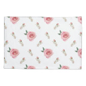 Rosebud Bloom Pillow Cases  Double-Sided Floral  枕カバー (裏面-左)