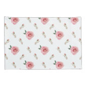 Rosebud Bloom Pillow Cases  Double-Sided Floral  枕カバー (裏面-右)