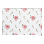 Rosebud Bloom Pillow Cases  Double-Sided Floral  枕カバー (正面左)