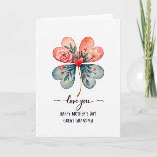 Rosebud Great Grandma Card カード (正面)