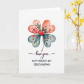 Rosebud Great Grandma Card カード (黄色い花)