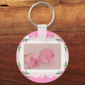 Rosebud Keychain...結婚式の引き出物 キーホルダー (正面)