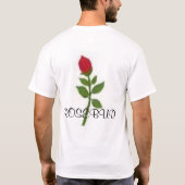 rosebudiwant tシャツ (裏面)