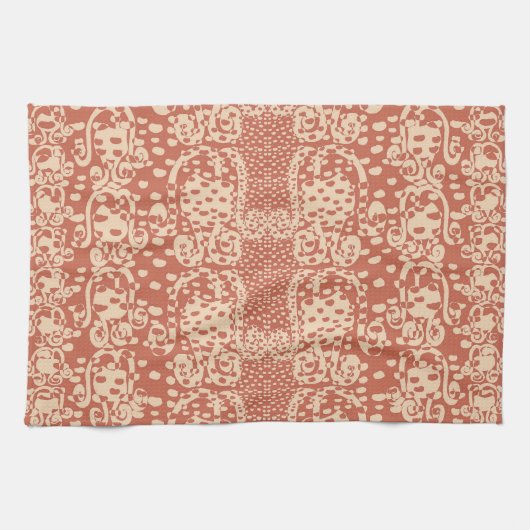 Rosebulbs Cupflowers キッチンタオル (横)