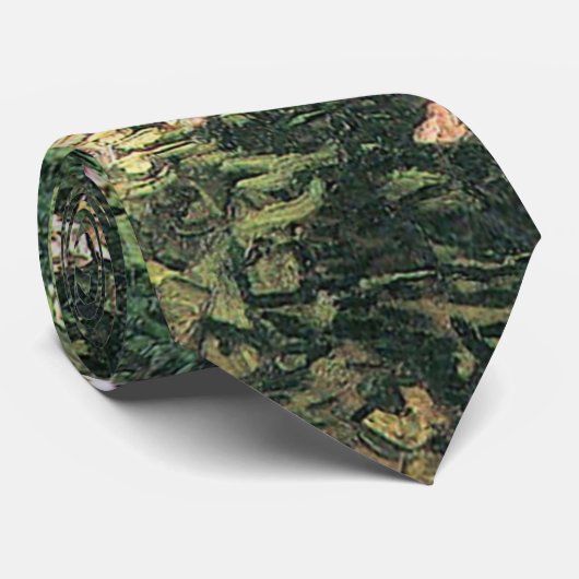 Rosebush in Blossom by Vincent vanゴッホ ネクタイ (ロール)