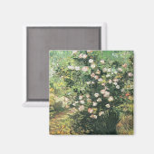 Rosebush in Blossom by Vincent vanゴッホ マグネット (正面/裏面)