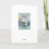 Rosegits薄いバラグリーティングカード。 カード (裏面)