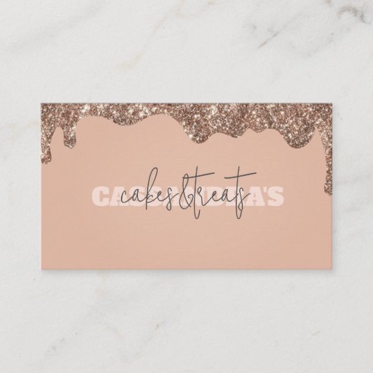 Rosegold Cakes and Treets名刺 名刺 (正面)