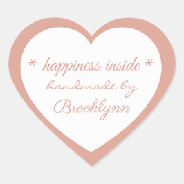 Rosegold handmade by X, Custom Elegant   ハートシール