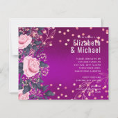 Rosegold Metallicの結婚グリッター外観 (正面)