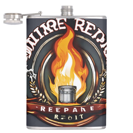 #rosegoldvinylflaskVinylWrappedFlask フラスク (オープン)