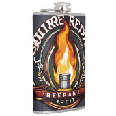 #rosegoldvinylflaskVinylWrappedFlask フラスク (右)