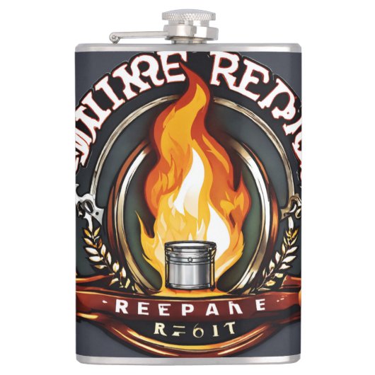 #rosegoldvinylflaskVinylWrappedFlask フラスク (正面)