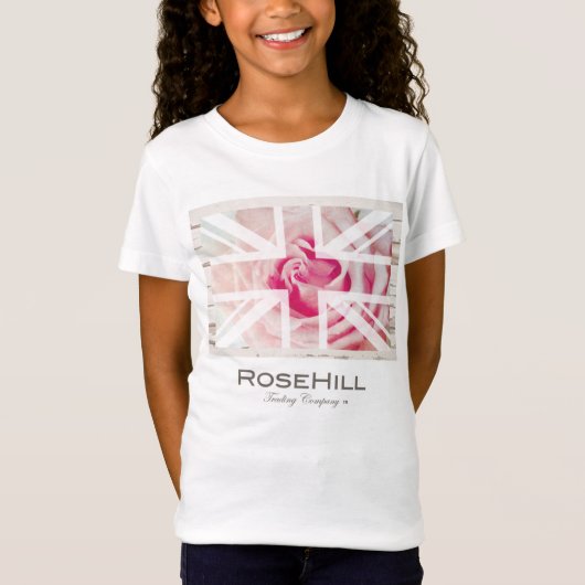 Rosehillは英国国旗Tからかいます Tシャツ (正面)