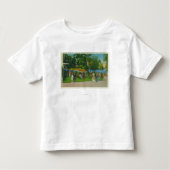 Roseland公園場面の遊歩道の食事 トドラーTシャツ (正面)