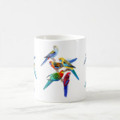 Rosellaはマグをオウム返しします コーヒーマグカップ (中央)