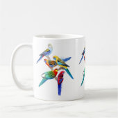 Rosellaはマグをオウム返しします コーヒーマグカップ (左)