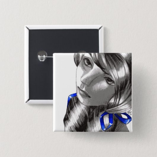 Roselynde 缶バッジ (正面&裏面)