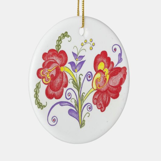 Rosemalのクリスマスのオーナメント セラミックオーナメント (右)