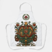 rosemaling エプロン (正面)