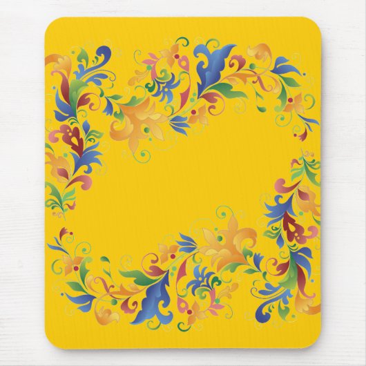 Rosemaling マウスパッド (正面)