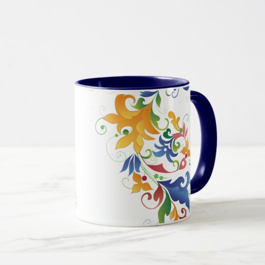 Rosemaling マグカップ (正面右)