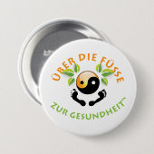 RosemarieのWohlfühl Oase Stiftknopf 7.2cm rund1 缶バッジ (正面&裏面)