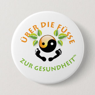 RosemarieのWohlfühl Oase Stiftknopf 7.2cm rund1 缶バッジ