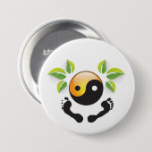 RosemarieのWohlfühl Oase Stiftknopf 7.2cm rund2 缶バッジ (正面&裏面)