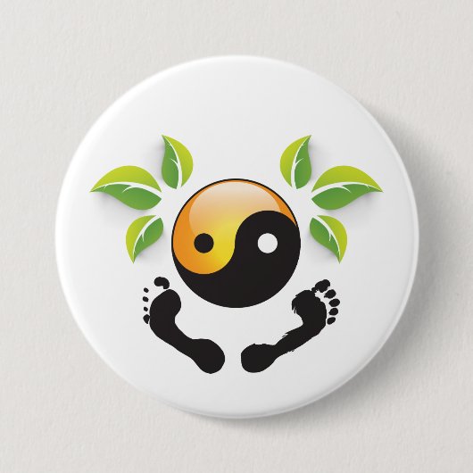 RosemarieのWohlfühl Oase Stiftknopf 7.2cm rund2 缶バッジ (正面)