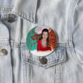 RosemarieのWohlfühl Oase Stiftknopf 7.2cm rund3 缶バッジ (インサイチュ)