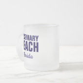 Rosemary Beach Florida Coffee Mug フロストグラスマグカップ (正面左)